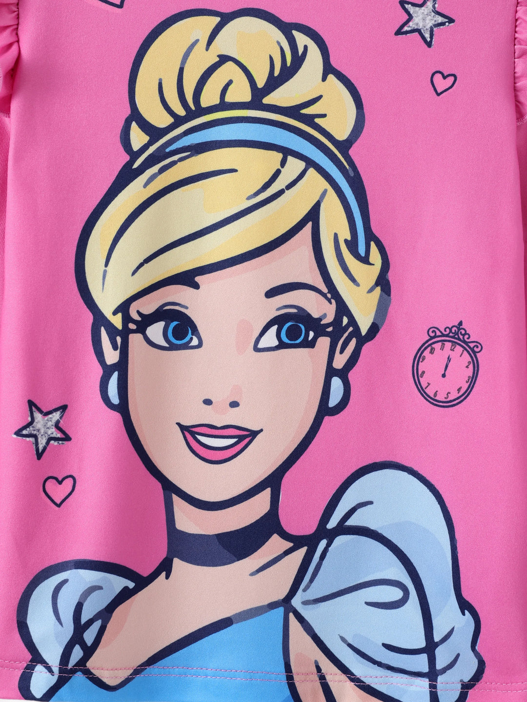 Conjunto de 2 piezas de top y leggings con estampado de Cenicienta para niña de Disney Princess, color rosa