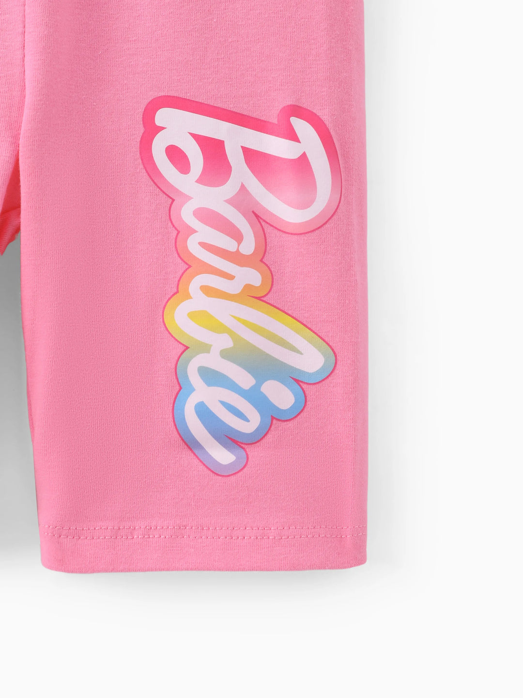Barbie 2-teilige Sportliche Sets für Kleinkinder / Kinder Mädchen mit Buchstabenmuster
 rosa