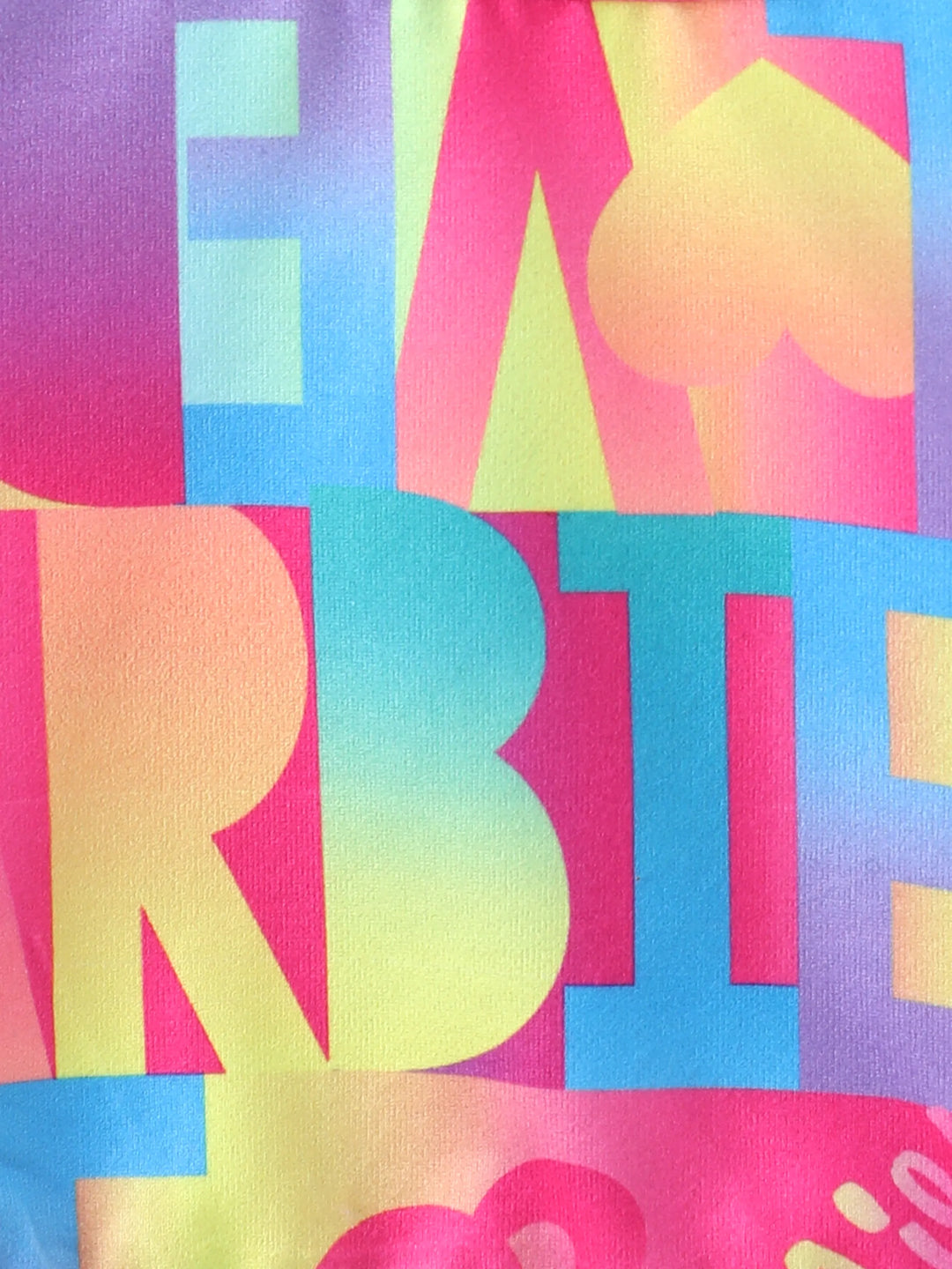 Barbie 2-teilige Sportliche Sets für Kleinkinder / Kinder Mädchen mit Buchstabenmuster
 rosa