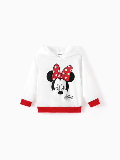 Disney Mickey and Friends Toddler/Kid Girl Minnie Hooded Sweatshirt White