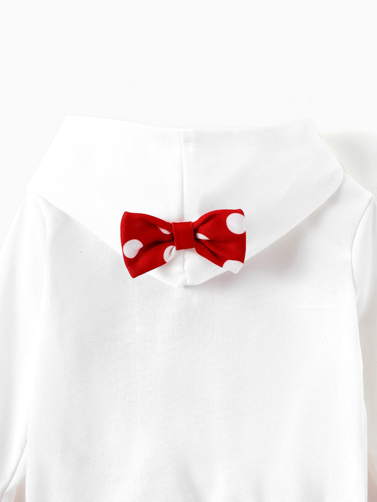 Sudadera con capucha de Minnie de Disney Mickey y sus amigos para niñas pequeñas, color blanco