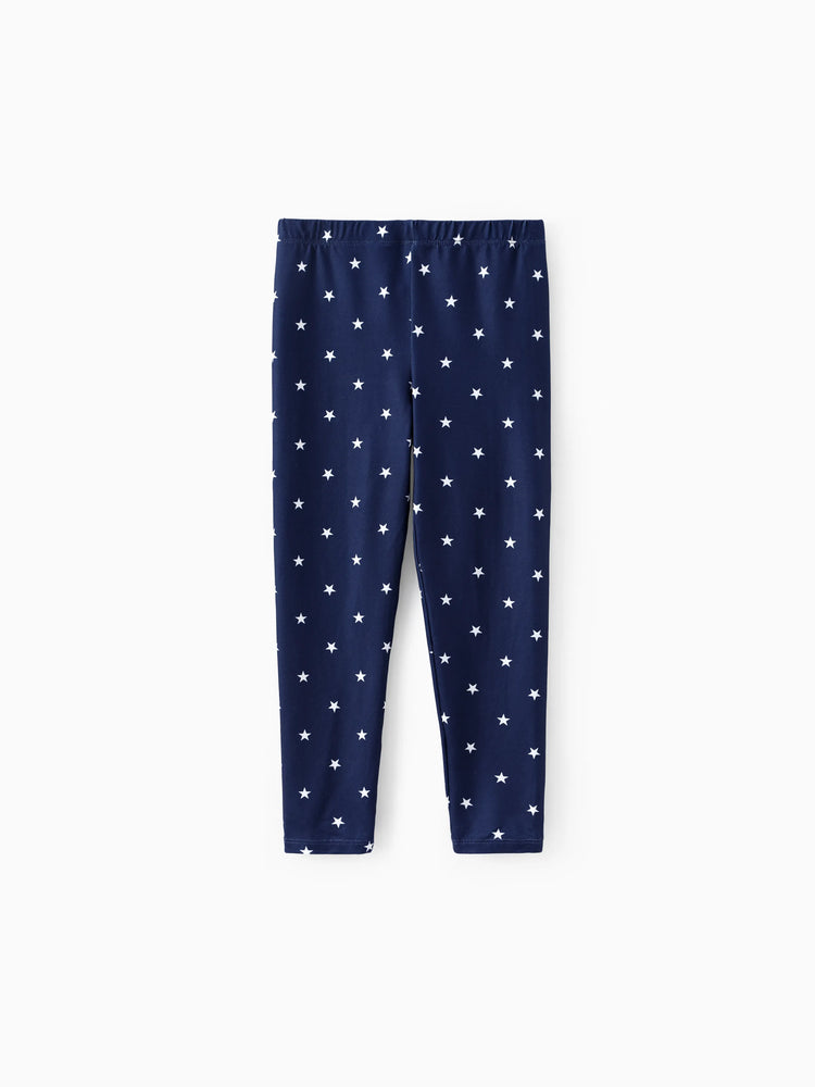 Toddler/Kid Girl Elasticized Leggings Dark Blue