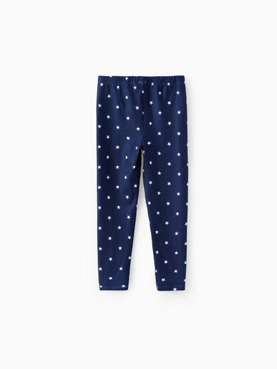 Toddler/Kid Girl Elasticized Leggings Dark Blue