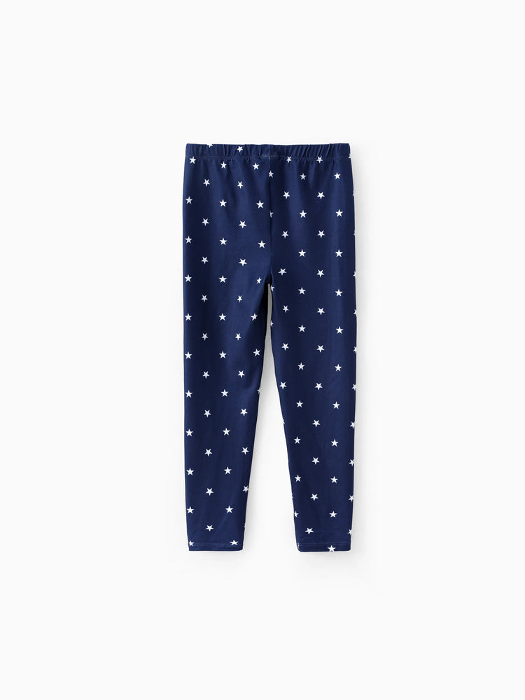Toddler/Kid Girl Elasticized Leggings Dark Blue