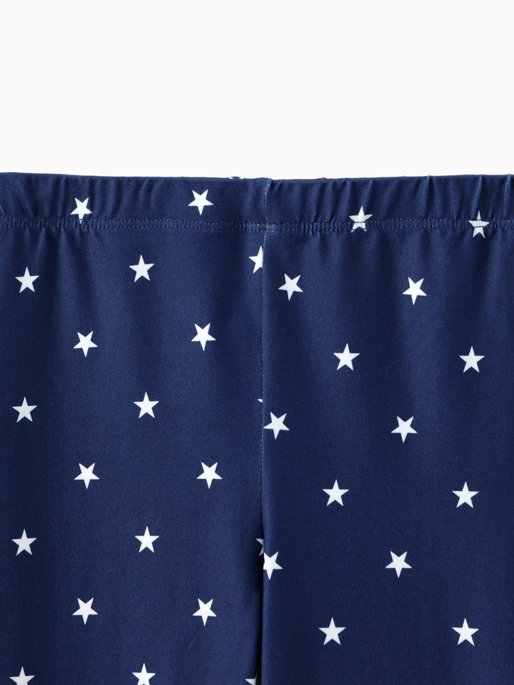 Toddler/Kid Girl Elasticized Leggings Dark Blue