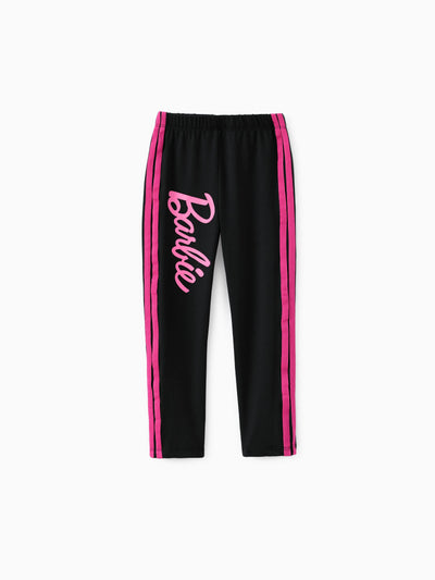 Barbie Toddler/Kid Girl Letter Pattern Leggings Black