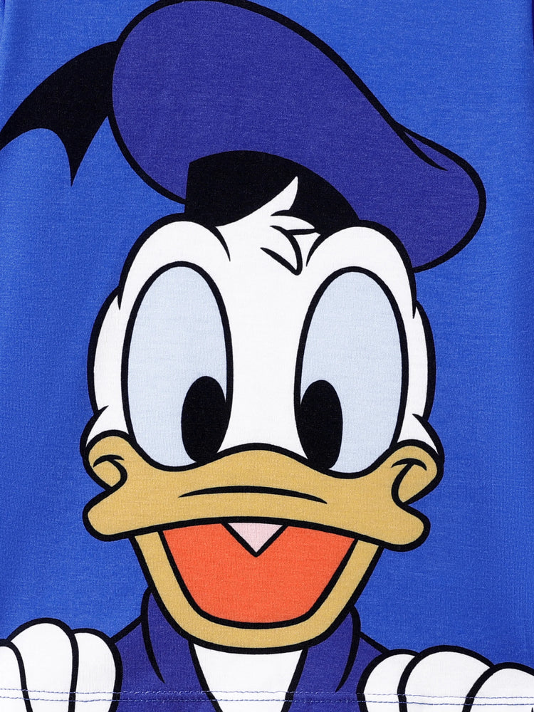 T-shirt à manches longues imprimé Donald Naia™ pour tout-petit/enfant garçon Disney Mickey et ses amis, orange et rouge