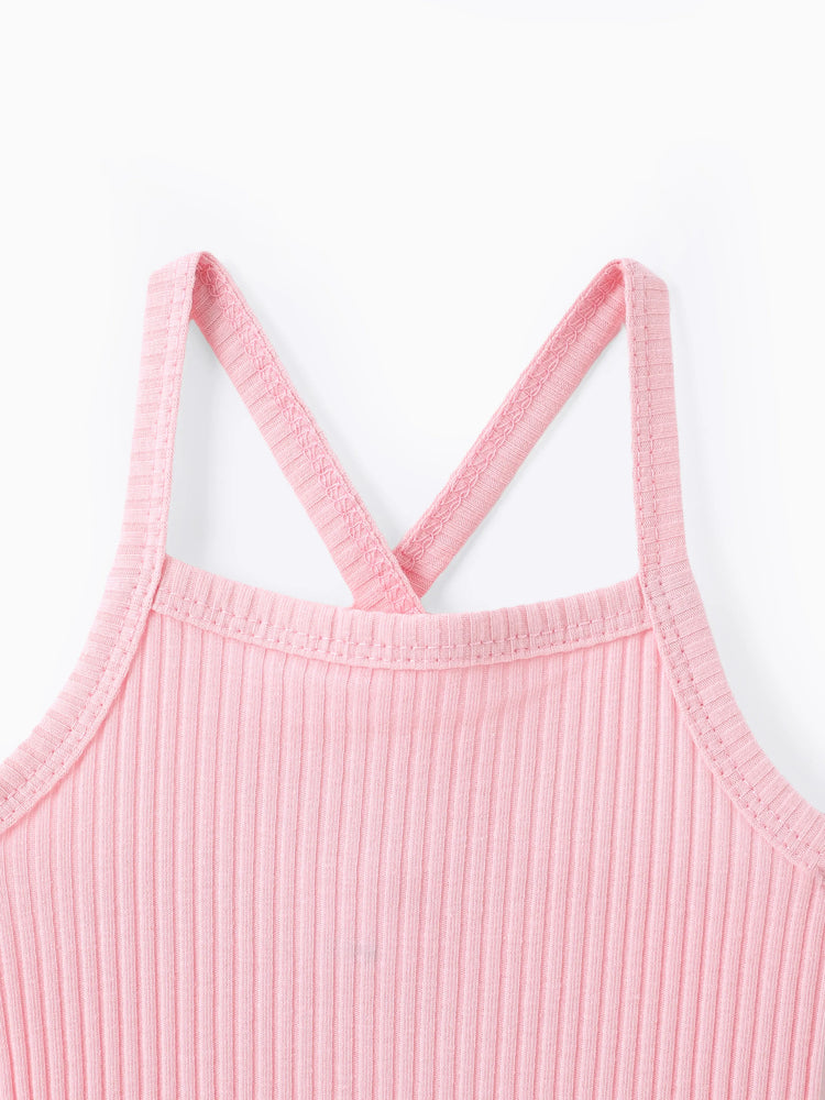 Barboteuse bébé fille 95 % coton rose clair