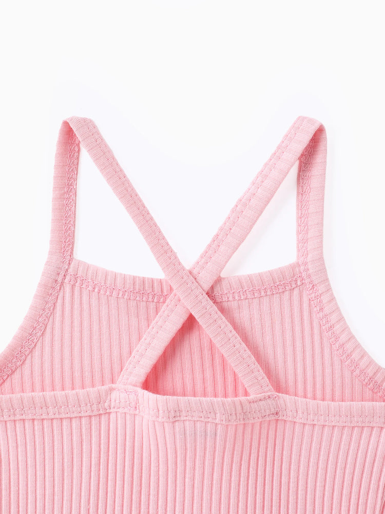 Barboteuse bébé fille 95 % coton rose clair