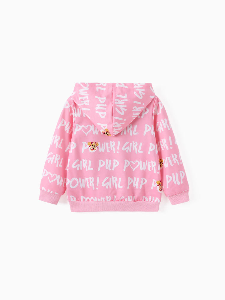 PAW Patrol Toddler Girl Big Skye Long-sleeve Hoodie Pink