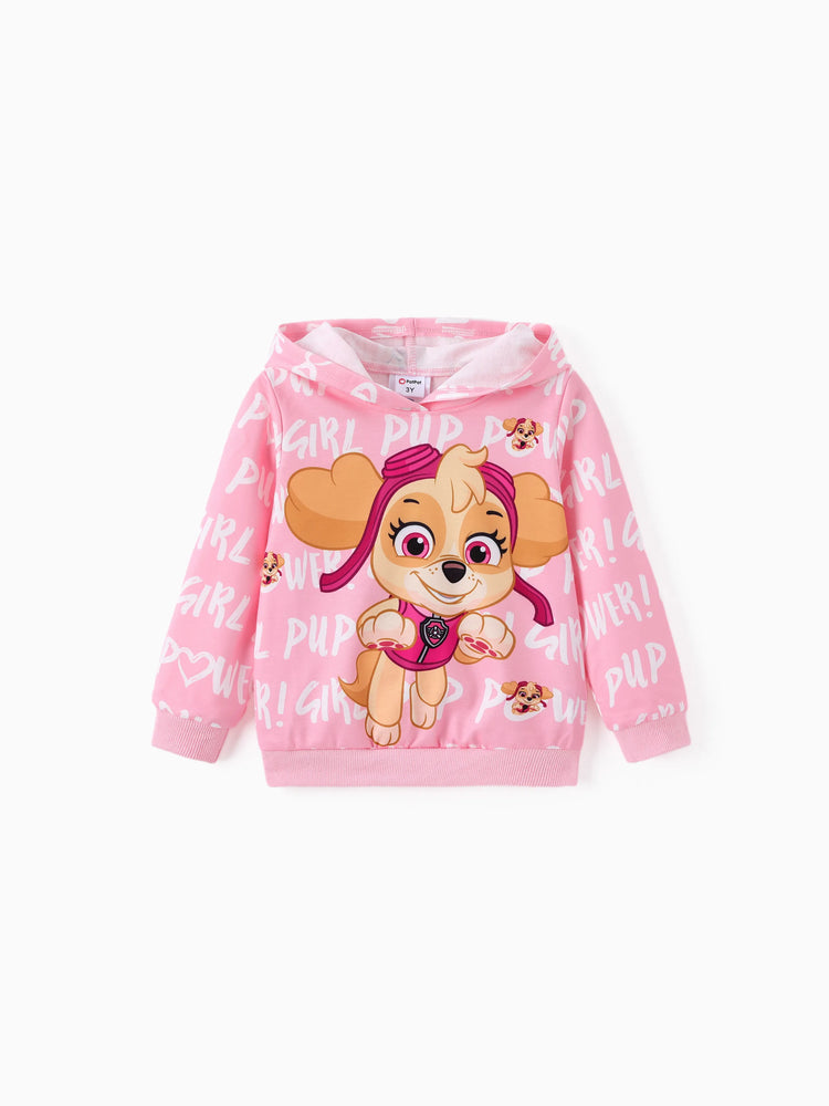 PAW Patrol Toddler Girl Big Skye Long-sleeve Hoodie Pink