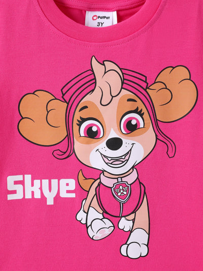 PAW Patrol Toddler Girl Skye 94% Cotton Short-sleeve Tee Roseo