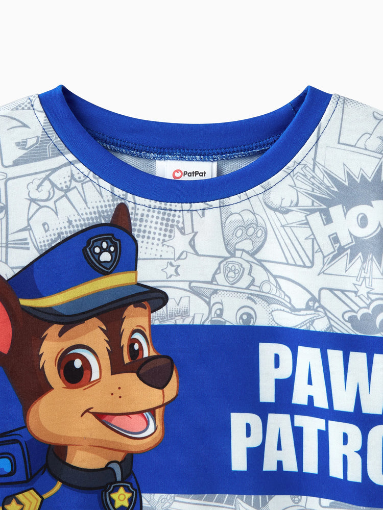 PAW Patrol 2pcs Toddler Boy Chase Pullover Sweatshirt with Pants Set Blue
