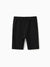 Toddler/Kid Girl Solid Color Cotton Leggings Shorts Black