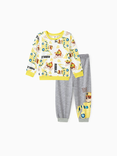 Ensemble sweat-shirt et pantalon Ruben pour tout-petit garçon de la Pat' Patrouille, jaune