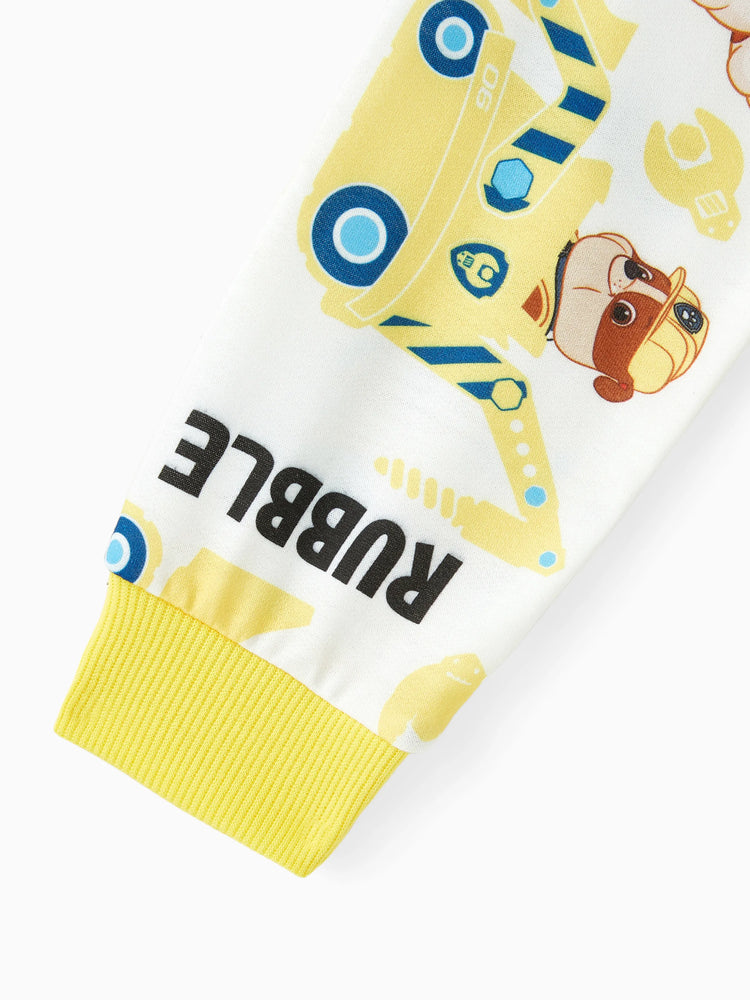 Ensemble sweat-shirt et pantalon Ruben pour tout-petit garçon de la Pat' Patrouille, jaune