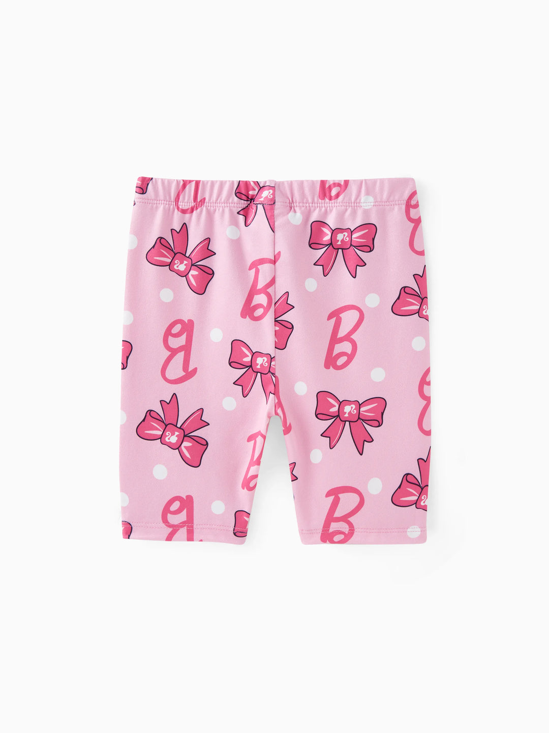 Leggings à imprimé nœud pour fillette Barbie
 Rose