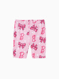 Barbie Toddler/Kid GirlsBowknot Print Leggings
 Pink