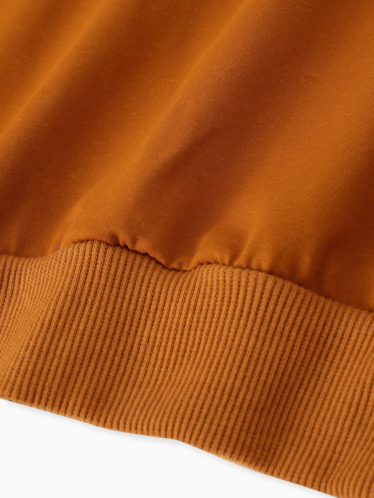 Baby/Toddler Boy Clothes 2pcs Bear Style Sweatshirt and Pants Set Brown