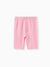 Toddler/Kid Girl Solid Color Cotton Leggings Shorts Pink