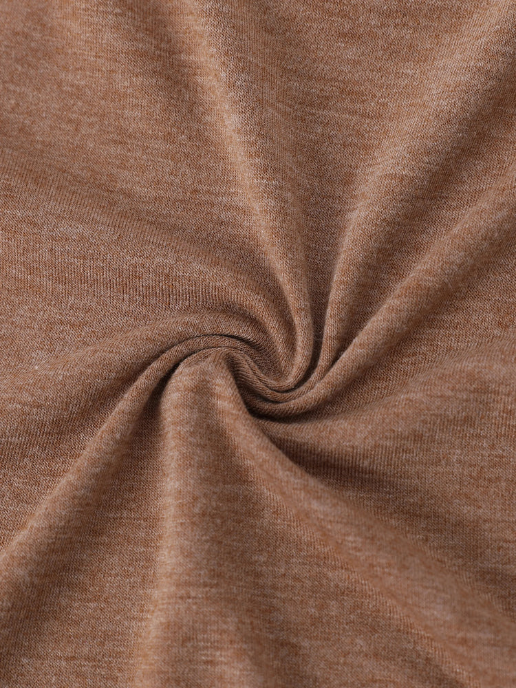 Ensemble 2 pièces t-shirt à manches courtes et short style ours pour bébé garçon, marron