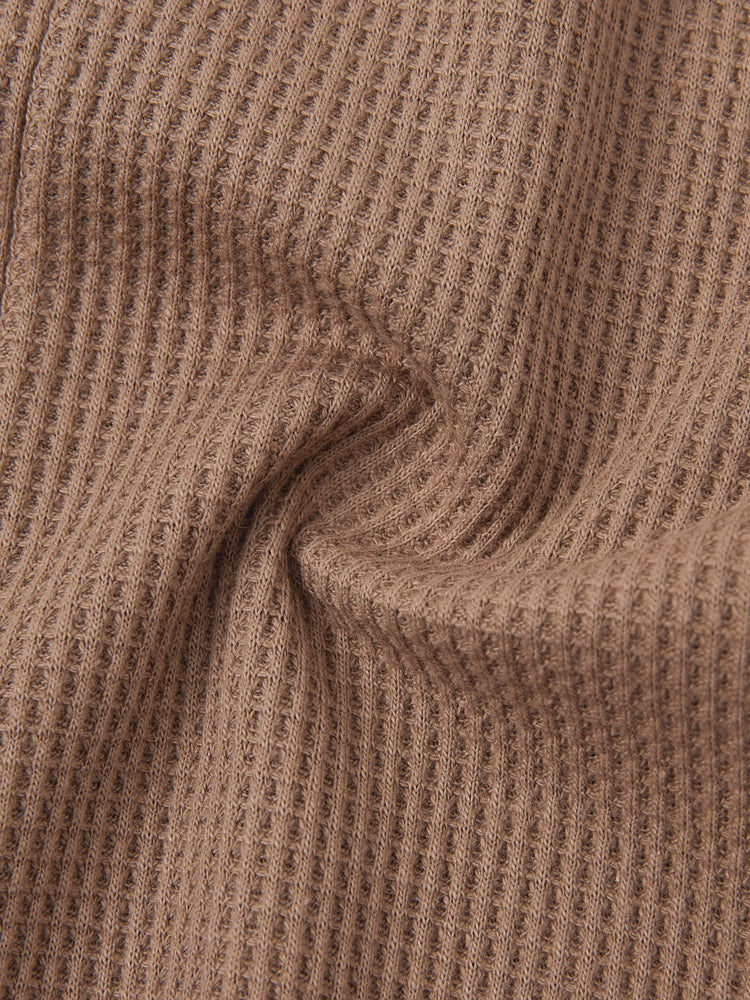 Salopette bébé garçon à imprimé gaufré et poches plaquées sur le devant, kaki