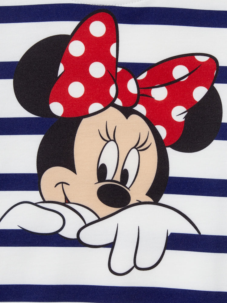 Ensembles de robes et t-shirts assortis à manches courtes Naia™ à rayures et imprimés de personnages Disney Mickey et ses amis