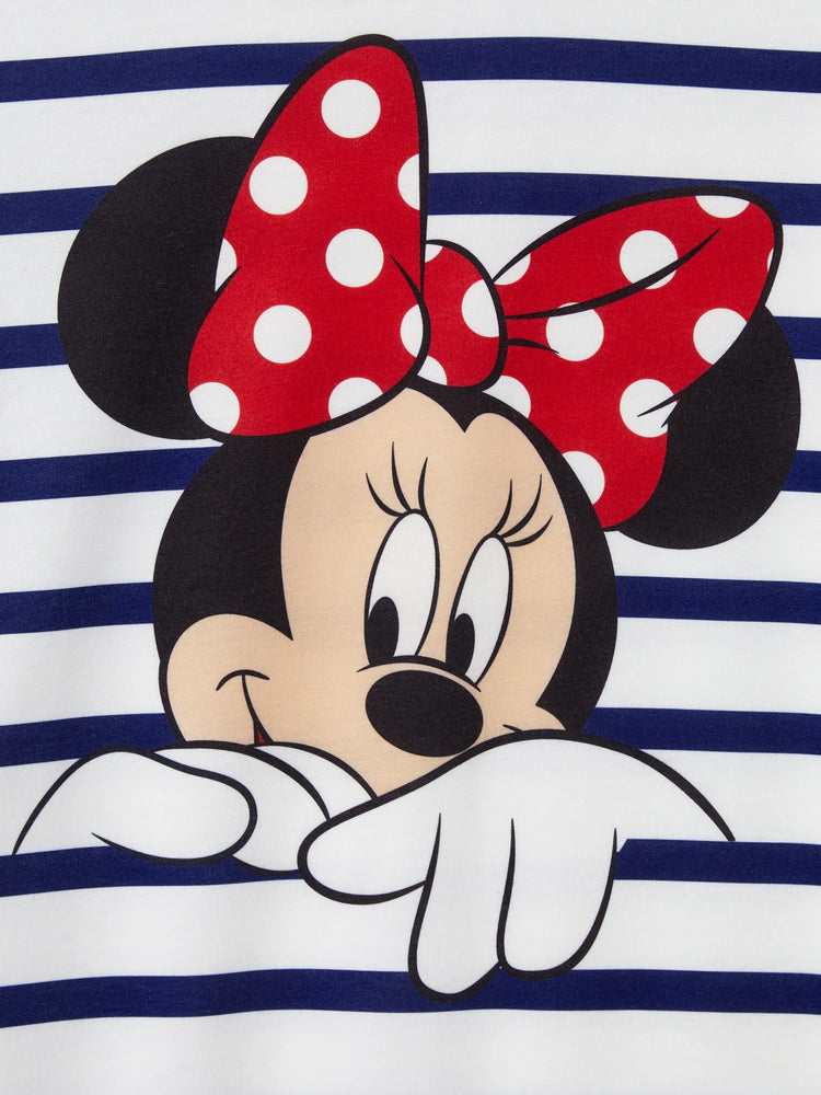 Ensembles de robes et t-shirts assortis à manches courtes Naia™ à rayures et imprimés de personnages Disney Mickey et ses amis