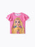 T-shirt à volants imprimé Raiponce Disney Princess Naia™ pour petite fille Roseo