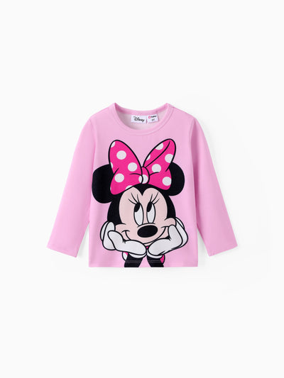 Disney Mickey and Friends Toddler & Kids Girl Minnie Naia? Long-sleeve Tee Pink