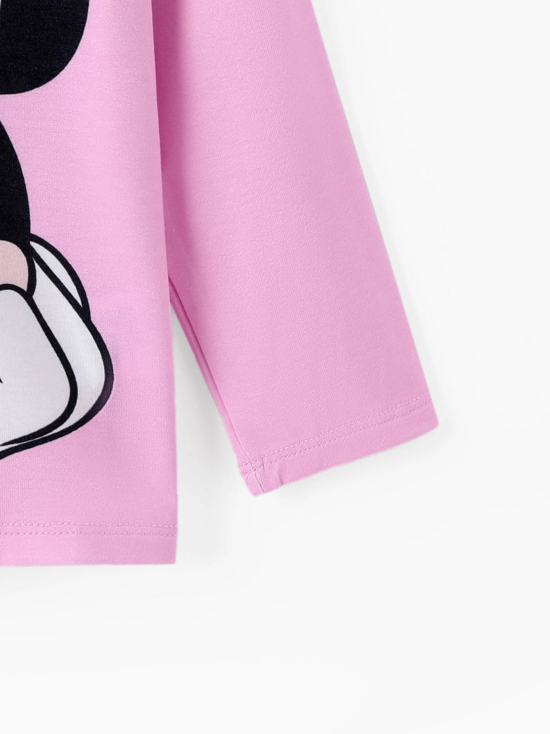 T-shirt à manches longues rose Disney Mickey et ses amis pour petites filles (Minnie Naia)