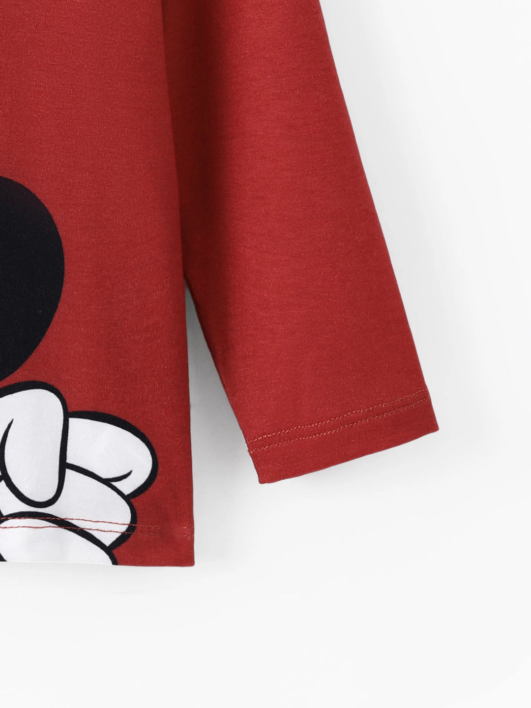 Disney Mickey and Friends Toddler/ Kid Boy Mickey Naia™ Print Long-sleeve Tee Orange red
