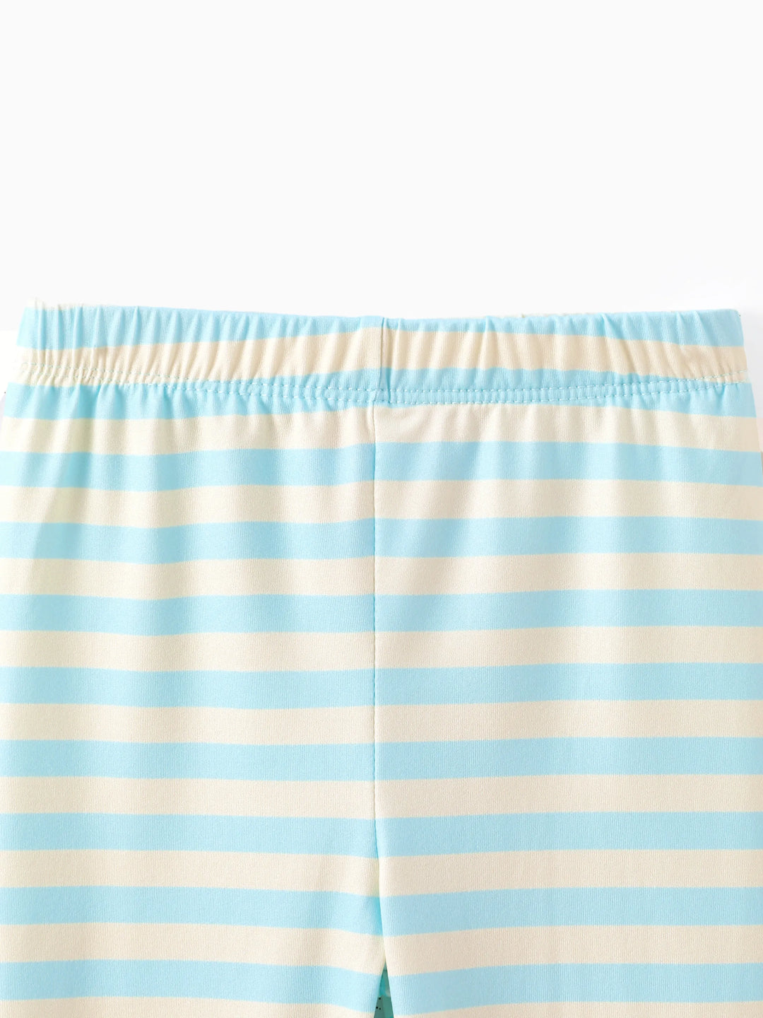 Ensemble 2 pièces Disney Princess pour petite fille, t-shirt à basque imprimé Ariel et pantalon à rayures, bleu menthe