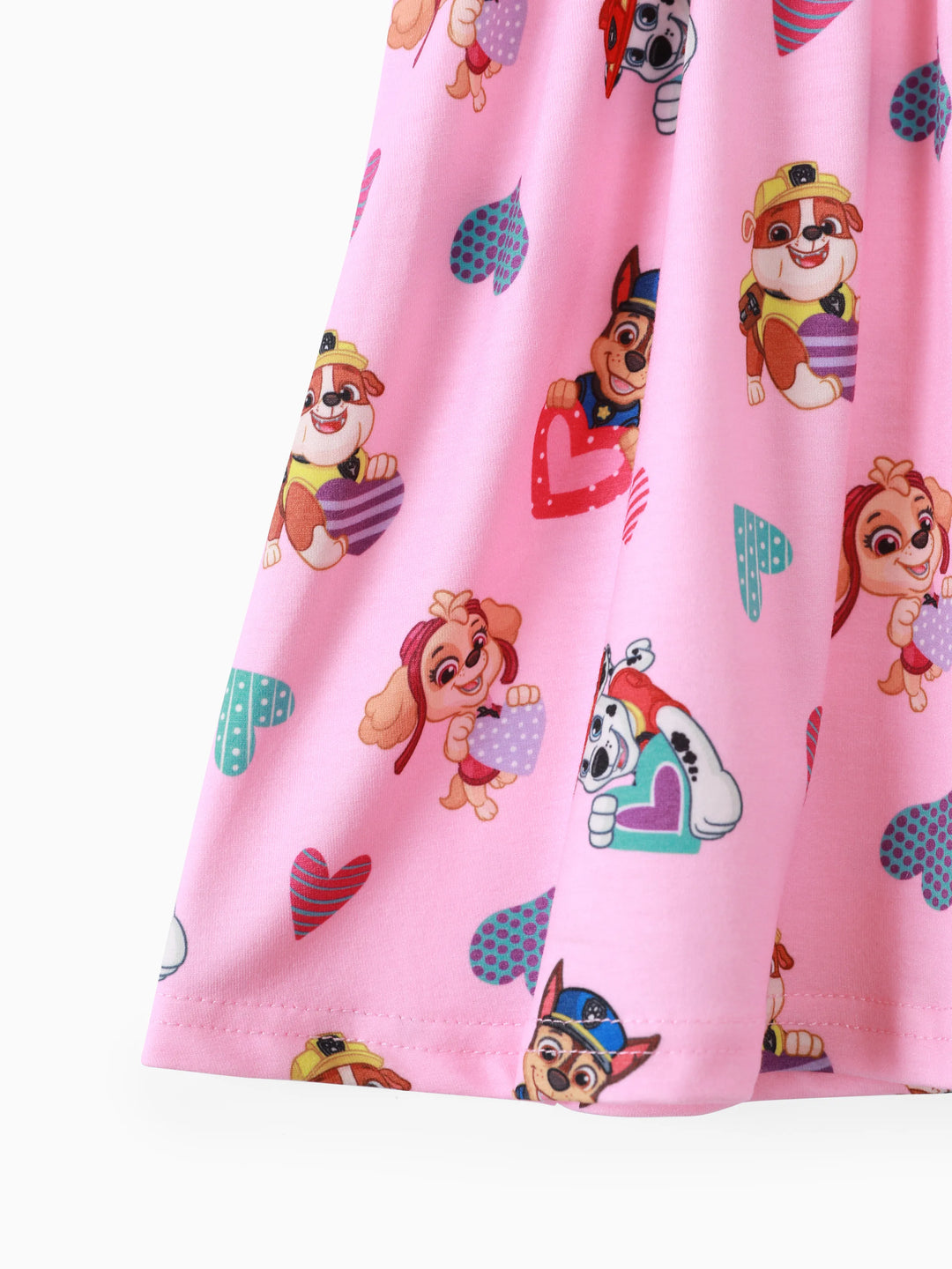 Paw Patrol Kleinkind Mädchen Baumwolle ärmelloses Kleid rosa