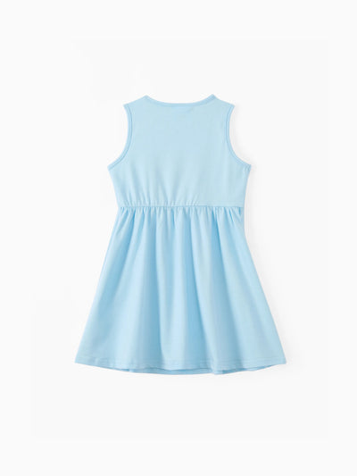 Vestido sin mangas azul Skye para niña pequeña de la Patrulla Canina