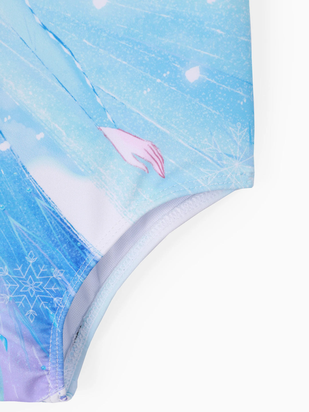 Disney Frozen Elsa Toddler Girl Elsa Ruffle UPF 50+ Swimsuit Blue