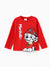 Sweat-shirt à imprimé brodé 3D Paw Patrol pour tout-petit garçon Marshall
 Rouge orangé