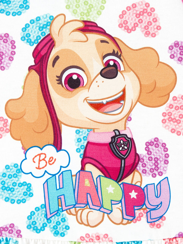 PAW Patrol Toddler Girl Skye Heart Print Naia/Cotton Sleeveless Dress Multi-color