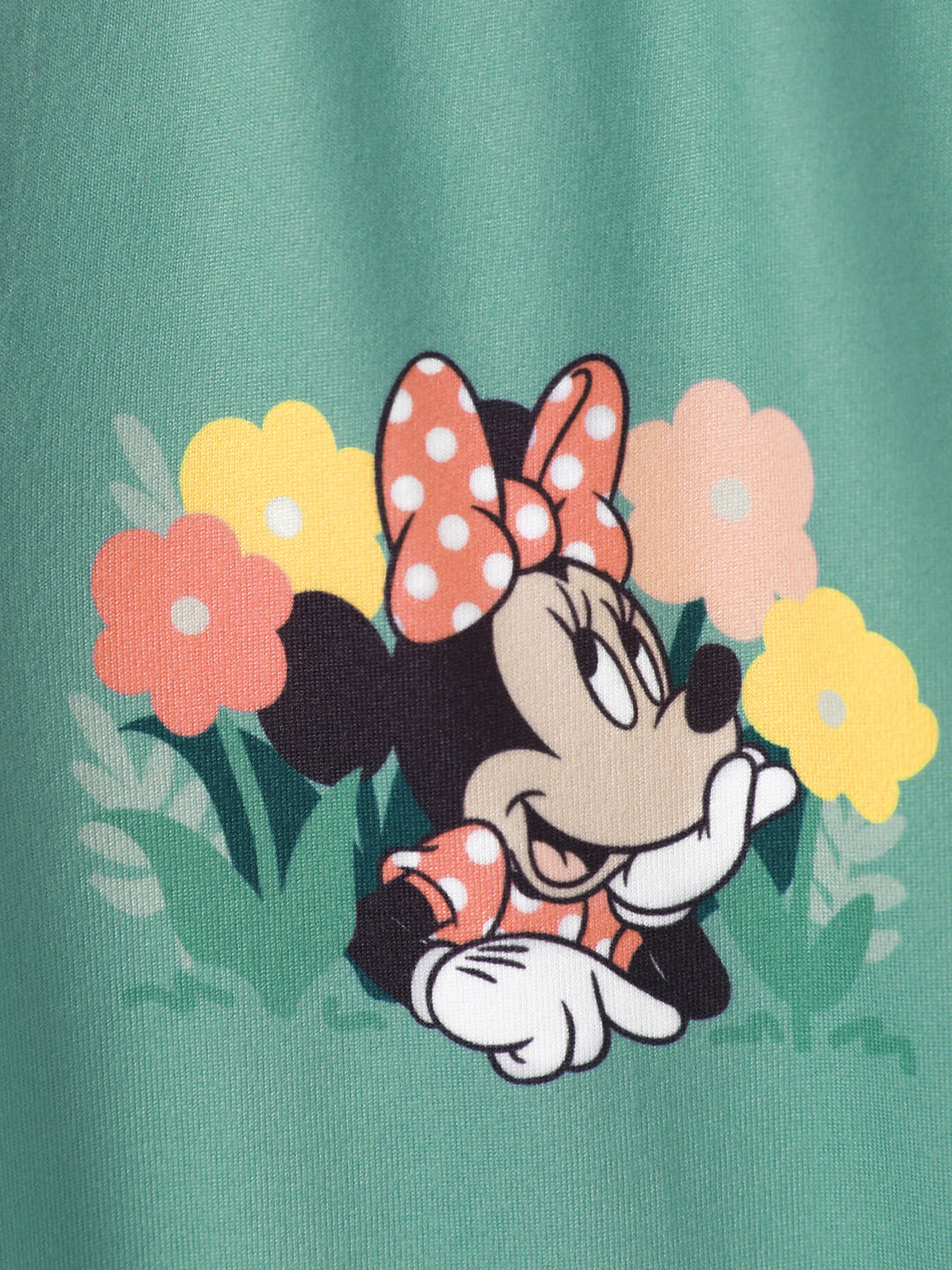 Disney Prinzessin Kleinkind Mädchen 2-teiliges Charakter-Print-Schößchen Langarm-T-Shirt und Bowknot-Hosen-Set hellrot