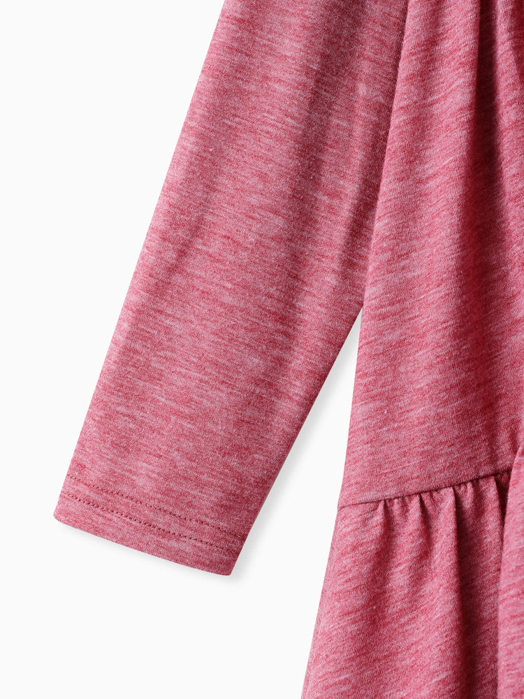 Kid Girl 2pcs Ruffled Irregular Top and Floral Print Leggings Set Roseo