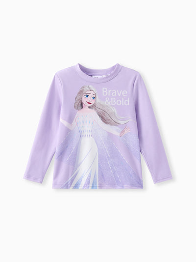 Disney Princess Toddler Girl Elsa 1pc Naia? Long-sleeve T-shirt Purple