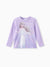 Disney Princess Toddler Girl Elsa 1pc Naia? Long-sleeve T-shirt Purple