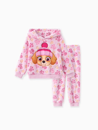 PAW Patrol Toddler Girl 2pcs Skye Chase Fleece Hoodie with Pants Set Pink