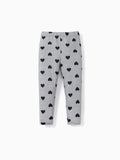 Toddler/Kid Girl Elasticized Leggings Flecked Grey