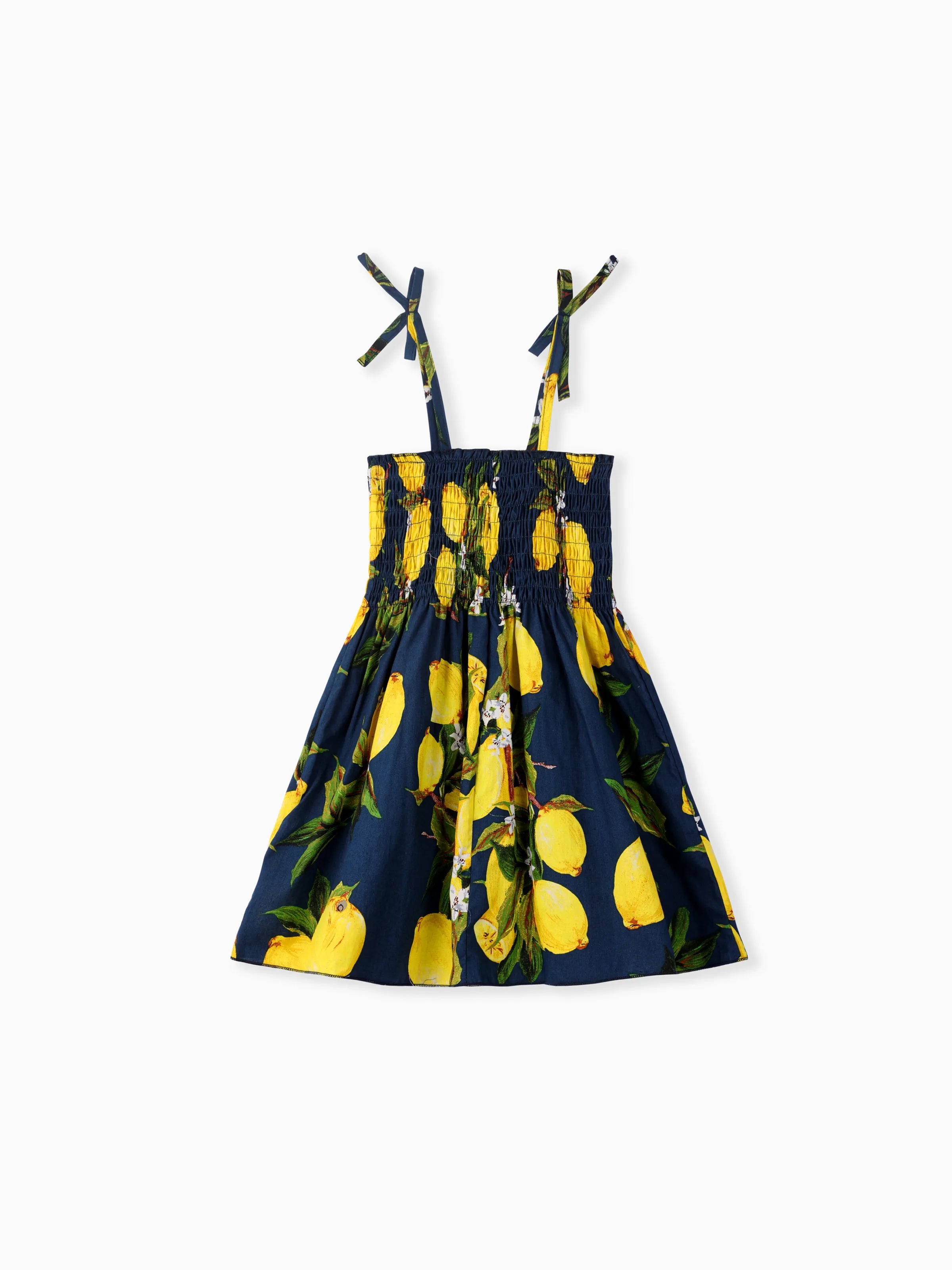 Toddler Girl 100% Cotton Sweet Sunflower Print Smocked Slip Dress Roya - PatPat Toddler Girl 100% Cotton Sweet Sunflower Print Smocked Slip Dress Roya - PatPat