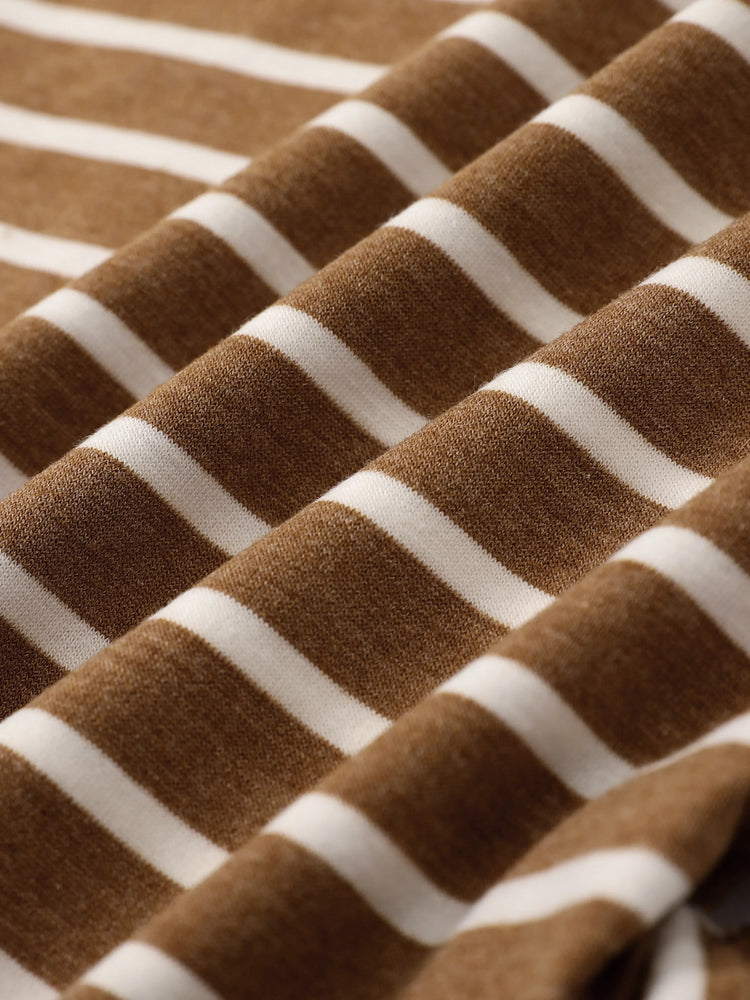 Baby Boy 2pcs Stripe Pattern Tee and Lion Print Overalls Shorts Set Khaki