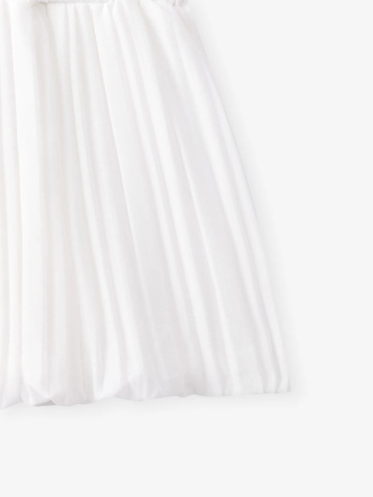 Ensemble 2 pièces élégant caraco plissé et short pour bébé/petite fille Roseo