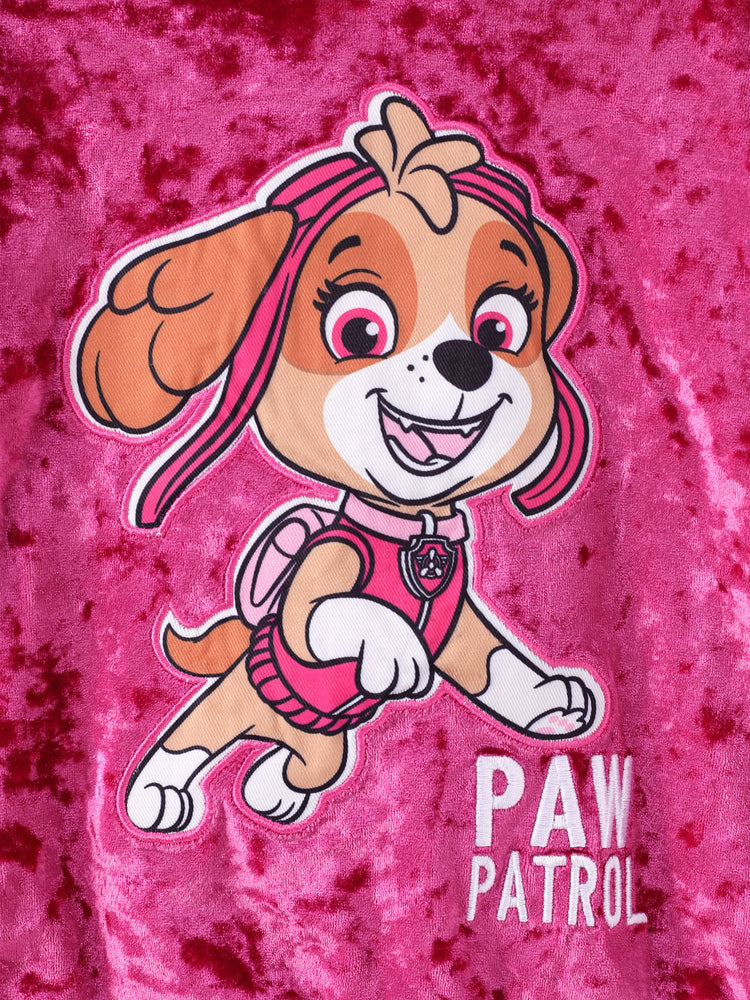 PAW Patrol Toddler Girl 2pcs Skye Velvet Hoodie with Pants Set Roseo