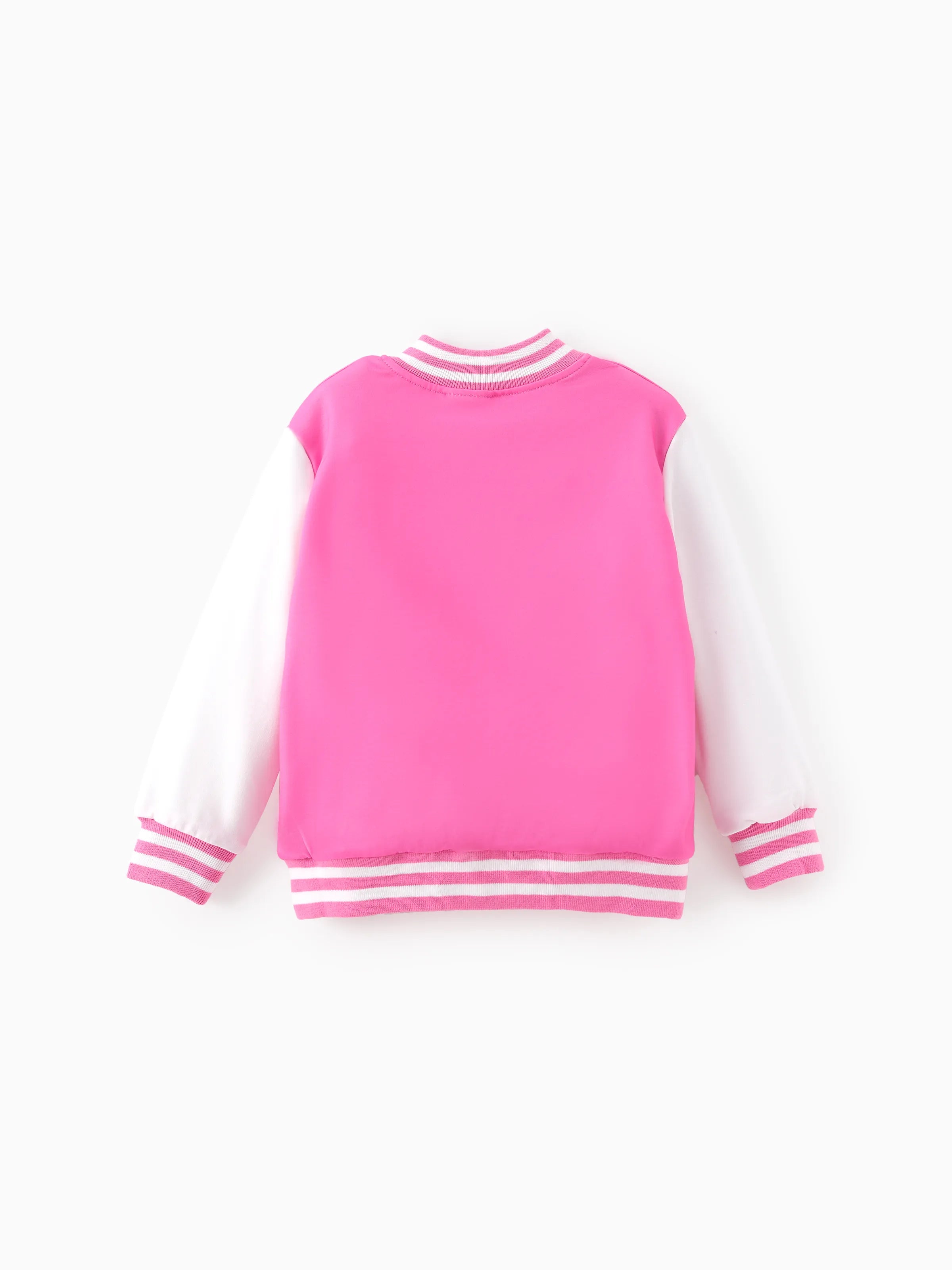 PAW Patrol Bomberjack, Everest en Skye Varsity Jack voor Meisjes, Katoenen Meisjes Jacks, Roze 128 PAW Patrol Bomberjack, Everest en Skye Varsity Jack voor Meisjes, Katoenen Meisjes Jacks, Roze 128