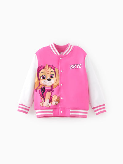 PAW Patrol Toddler Girl Skye Print Bomber Jacket Pink